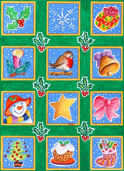 12 Squares for Christmas by Tony Todd