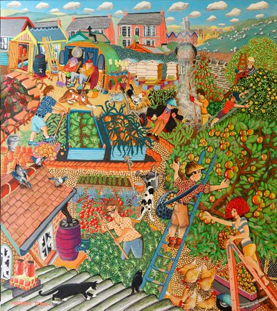 Bramley Apple Pickers by Tony Todd