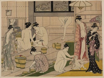 Bathhouse by Torii Kiyonaga