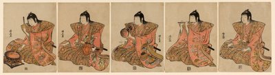 Five Musicians (Gonin bayashi) by Torii Kiyonaga