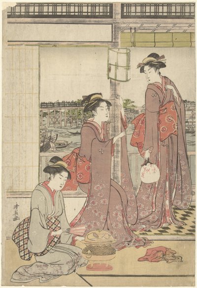 Moon Festival by Torii Kiyonaga