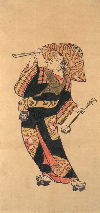 Ichimura Takenojo VIII, ca. 1720 by Torii Kiyotomo.