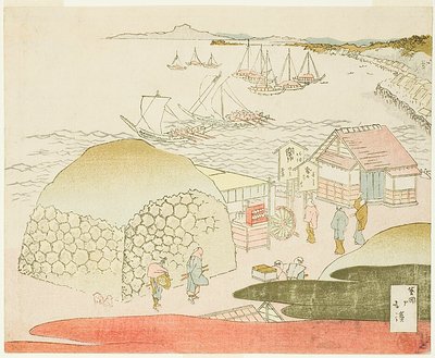 A View of Takanawa by Totoya Hokkei