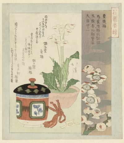 Still Life with Primula in Flower by Totoya Hokkei