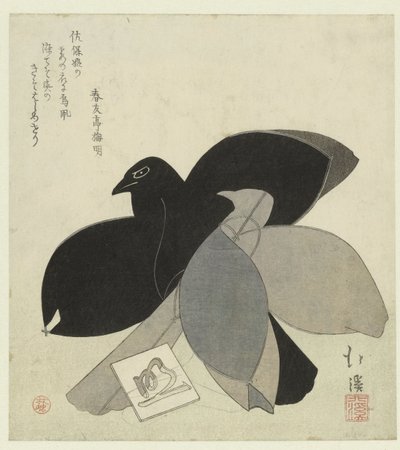 Two Kites by Totoya Hokkei