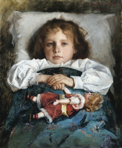 Child with a Doll by Trubetskoy