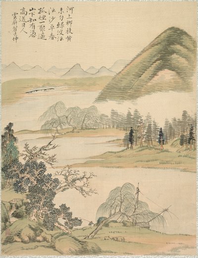 Willow Branches in Spring, 1847 by Tsubaki Chinzan