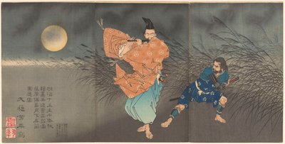 Flute Player by Tsukioka Yoshitoshi