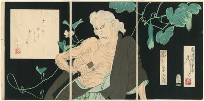 Onoe Kikugorō V as Ibara by Tsukioka Yoshitoshi