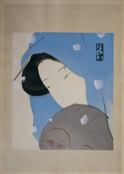 Close-up of a Woman by Tsunetomi Kitano