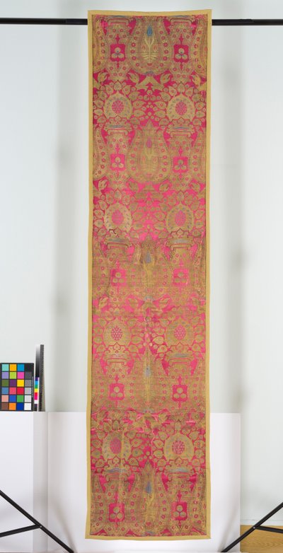 Lampas Textile Panel by Turkish School