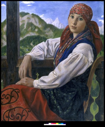 Portrait of a Young Peasant by Ubaldo Oppi