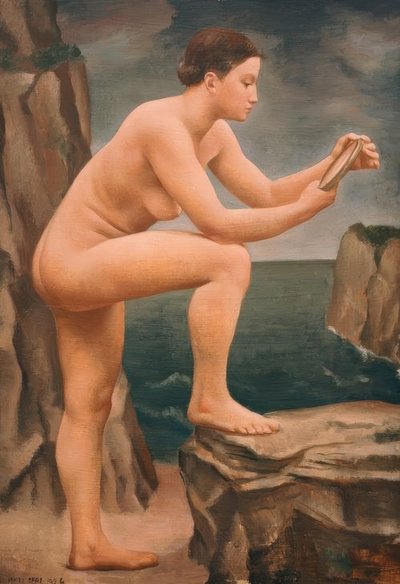 Study for Young Woman by the Sea by Ubaldo Oppi
