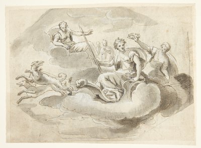 Allegory with Philomelus(?) by Ubekendt