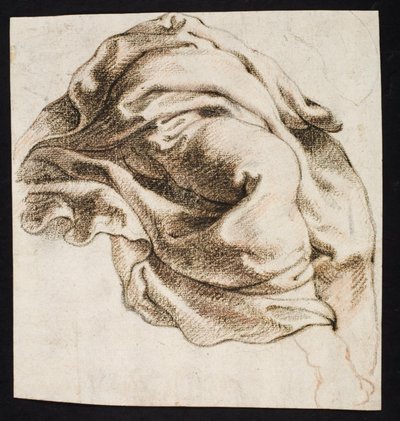 Drapery Study by Ubekendt