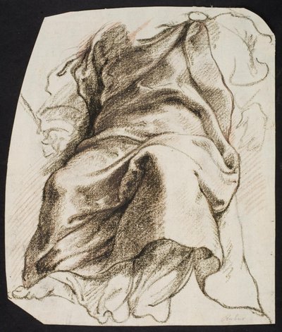 Drapery Study for the Figure of God the Father by Ubekendt