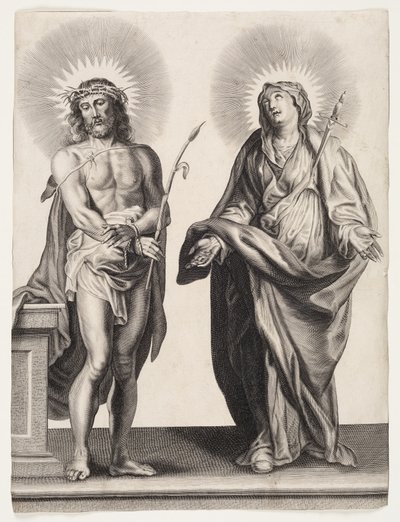 Jesus and Mary by Ubekendt