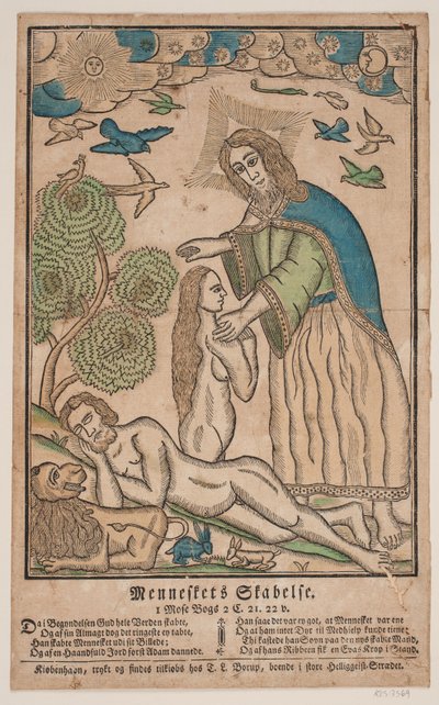 The Creation of Man by Ubekendt