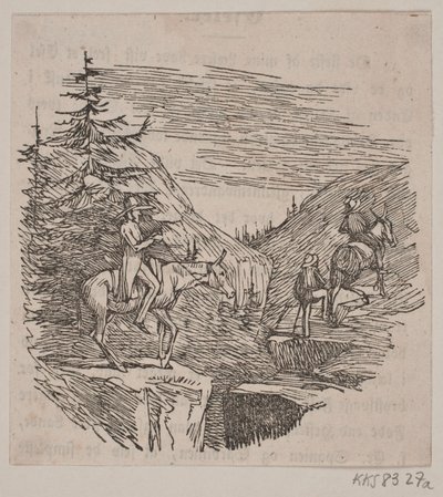 Journey on Mules by Ubekendt