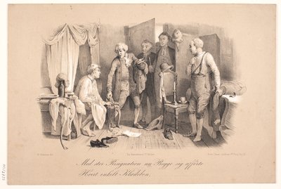 Scene from Peder Paars by Ubekendt