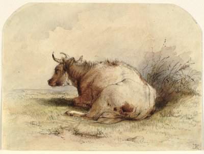 Seated Cow by Ubekendt KKSgb7508 KKSgb7512