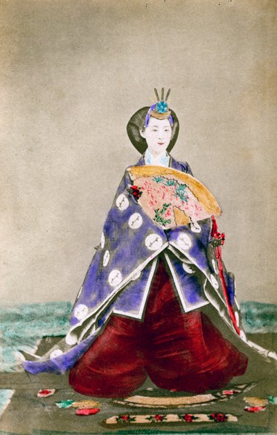 Haruho, Empress of Japan, 1873-1882 by Uchida Kyuichi
