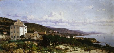 View of Castiglioncello by Ugo Manaresi