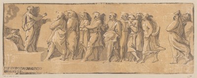 Peter Preaches in Jerusalem by Ugo da Carpi