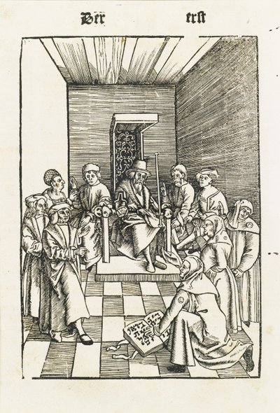 Jewish Oath from the Laienspiegel, Augsburg, 1509 by Ulrich Tengler