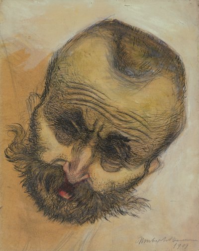 Head Study by Umberto Boccioni