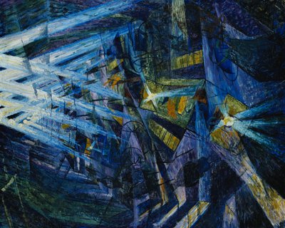 The Forces of a Street, 1911 by Umberto Boccioni