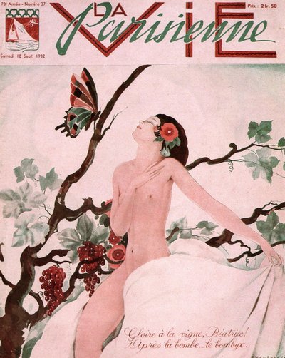 La Vie Parisienne Magazine Cover, 1932 by Umberto Brunelleschi