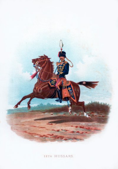 11th Hussars, 1889 by Unbekannt