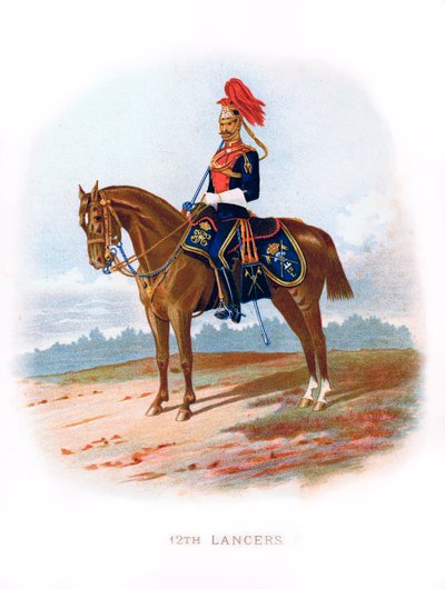 12th Lancers, 1889 by Unbekannt