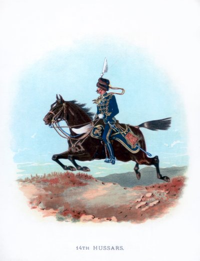 14th Hussars, 1889 by Unbekannt