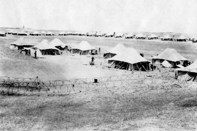 15 RWR battalion camp, Samarra, Mesopotamia by Unbekannt