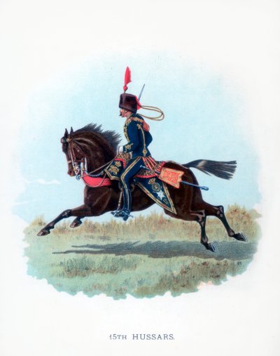 15th Hussars, 1890 by Unbekannt