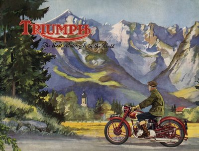 1948 Triumph 5T Speed Twin Brochure by Unbekannt