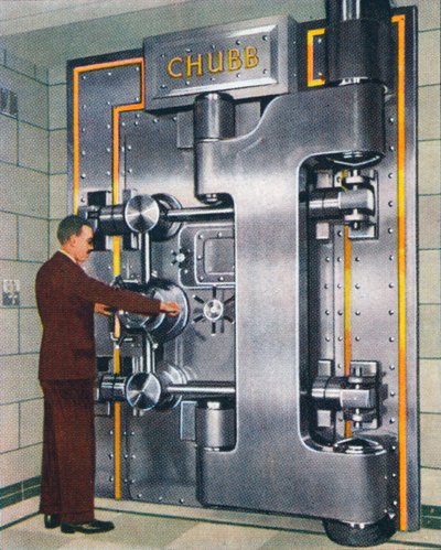 30-ton Treasury Door by Unbekannt