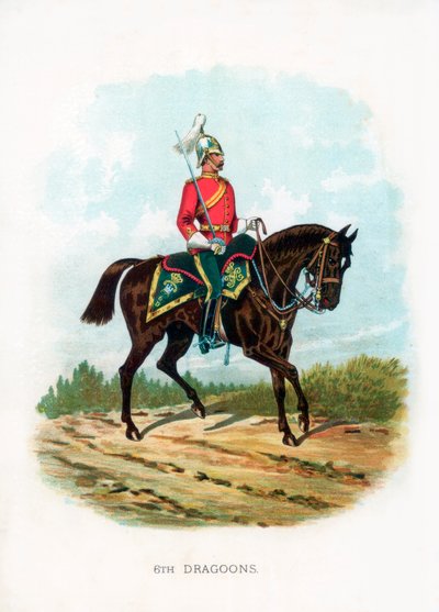 6th Dragoons, 1889 by Unbekannt