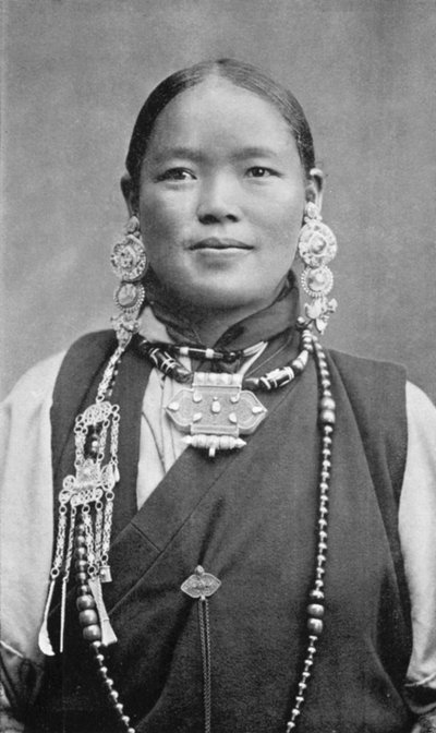 A Bhutia woman, c1910 by Unbekannt