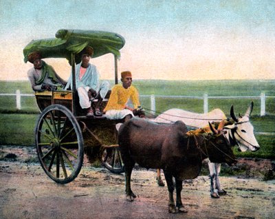 A Bombay rickshaw, India, early 20th century by Unbekannt