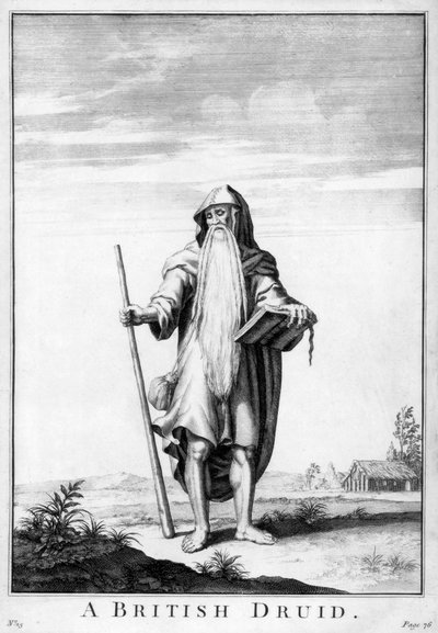 A British Druid by Unbekannt