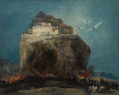 A City on a Rock by Unbekannt