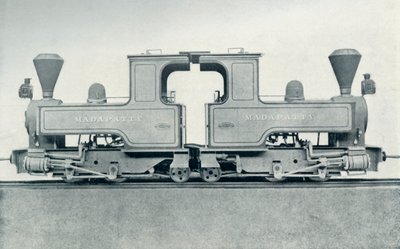 A Double Locomotive by Unbekannt