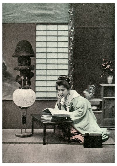 A Fair Student, Japan, 1904 by Unbekannt