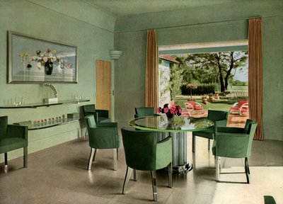A French Dining Room by Unbekannt