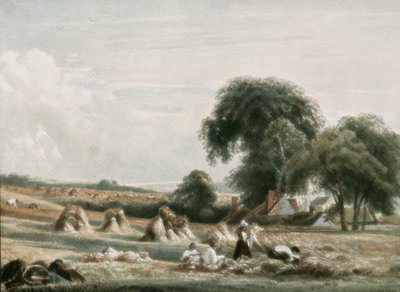 A Harvest Scene by Unbekannt