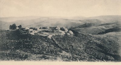 A Kafir Kraal - Zululand by Unbekannt