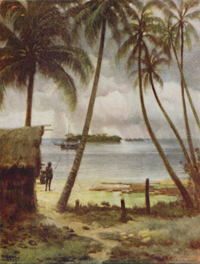 A Lagoon, Solomon Islands, 1923 by Unbekannt